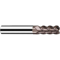 Fraisa - 1/2, 1-1/4" LOC, 1/2" Shank Diam, 3-1/4" OAL, 4 Flute Solid Carbide Square End Mill - All Tool & Supply