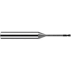 Fraisa - 0.6mm Diam 2 Flute Solid Carbide 0.05mm Corner Radius End Mill - All Tool & Supply