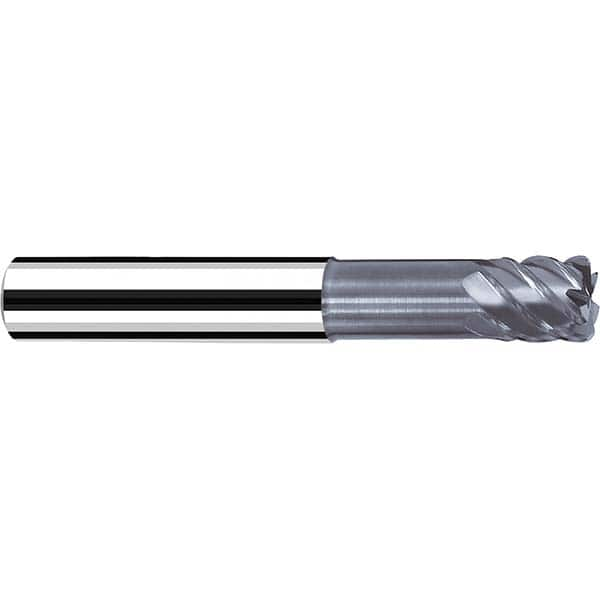 Fraisa - 3/8" Diam 6 Flute Solid Carbide 0.01" Corner Radius End Mill - All Tool & Supply