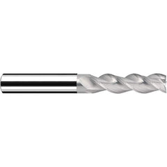 Fraisa - 3/8, 1-1/8" LOC, 3/8" Shank Diam, 3" OAL, 3 Flute Solid Carbide Square End Mill - All Tool & Supply