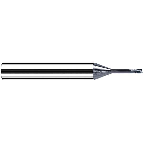 Fraisa - 0.5mm, 6mm LOC, 57mm OAL, 2 Flute Solid Carbide Square End Mill - All Tool & Supply