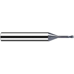 Fraisa - 0.5mm, 6mm LOC, 57mm OAL, 2 Flute Solid Carbide Square End Mill - All Tool & Supply