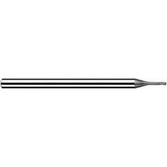 Fraisa - 3mm, 3.6mm LOC, 60mm OAL, 3 Flute Solid Carbide Square End Mill - All Tool & Supply