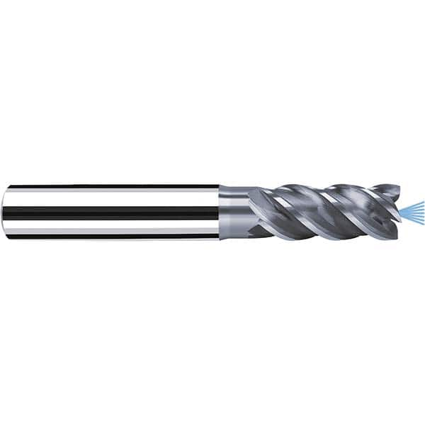 Fraisa - 1/2" Diam 4 Flute Solid Carbide 0.008" Corner Radius End Mill - All Tool & Supply