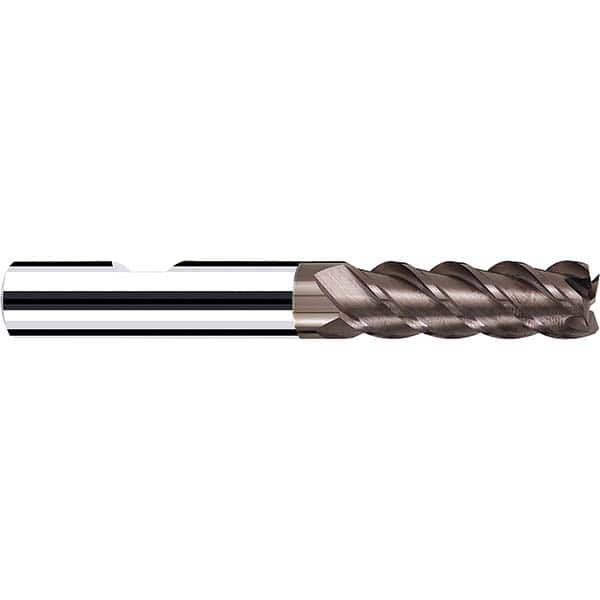 Fraisa - 1/2, 2" LOC, 1/2" Shank Diam, 4" OAL, 4 Flute Solid Carbide Square End Mill - All Tool & Supply