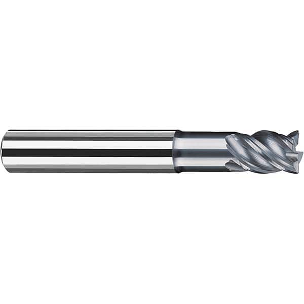 Fraisa - 5/8" Diam 4 Flute Solid Carbide 0.09" Corner Radius End Mill - All Tool & Supply