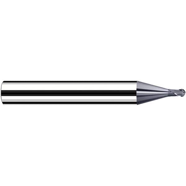 Fraisa - 1.5mm Diam, 3.6mm LOC, 2 Flute Solid Carbide Ball End Mill - All Tool & Supply