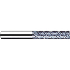 Fraisa - 1/4, 3/4" LOC, 1/4" Shank Diam, 2-1/2" OAL, 4 Flute Solid Carbide Square End Mill - All Tool & Supply