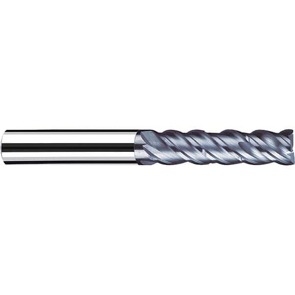 Fraisa - 3/8, 1-1/8" LOC, 3/8" Shank Diam, 3" OAL, 4 Flute Solid Carbide Square End Mill - All Tool & Supply