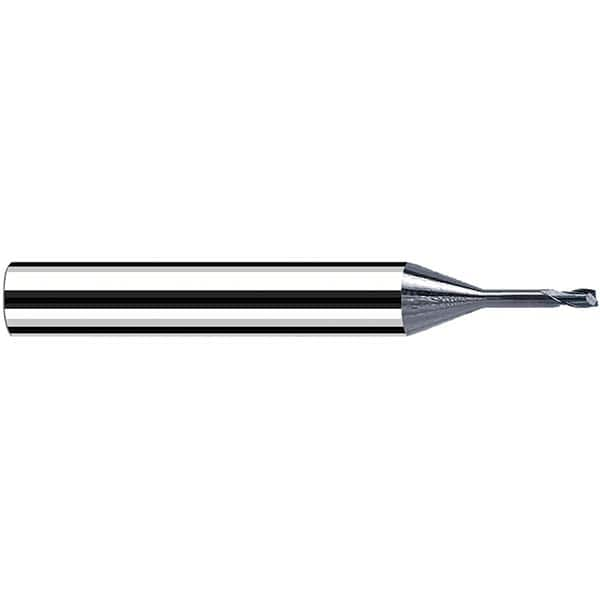 Fraisa - 0.6mm, 6mm LOC, 57mm OAL, 2 Flute Solid Carbide Square End Mill - All Tool & Supply