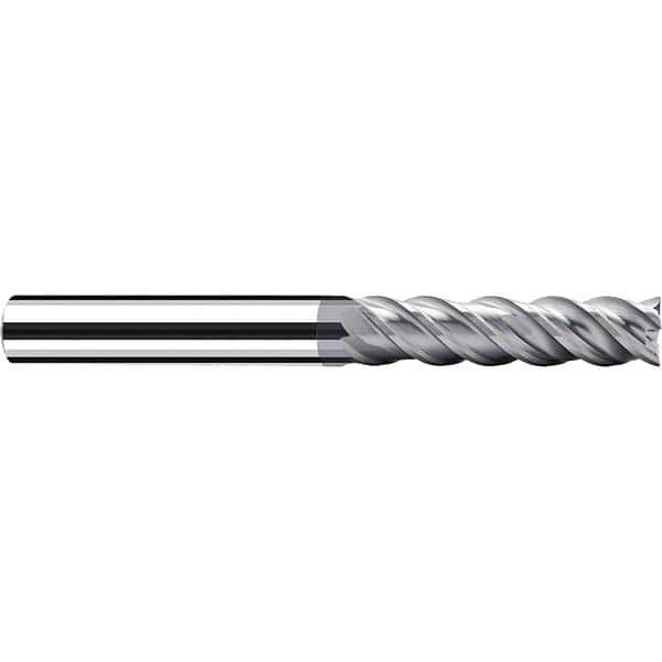 Fraisa - 1/4, 1" LOC, 1/4" Shank Diam, 3" OAL, 4 Flute Solid Carbide Square End Mill - All Tool & Supply