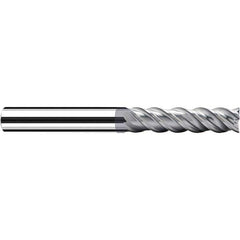 Fraisa - 1/4, 1" LOC, 1/4" Shank Diam, 3" OAL, 4 Flute Solid Carbide Square End Mill - All Tool & Supply