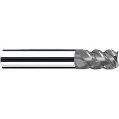 Fraisa - 1/2, 5/8" LOC, 1/2" Shank Diam, 2-1/2" OAL, 4 Flute Solid Carbide Square End Mill - All Tool & Supply