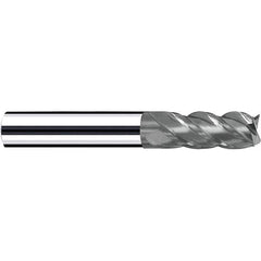 Fraisa - 1/2, 1-1/4" LOC, 1/2" Shank Diam, 3-1/2" OAL, 4 Flute Solid Carbide Square End Mill - All Tool & Supply