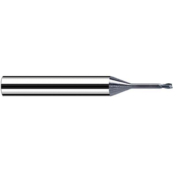 Fraisa - 0.6mm, 6mm LOC, 57mm OAL, 2 Flute Solid Carbide Square End Mill - All Tool & Supply