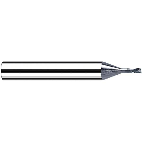 Fraisa - 0.6mm, 6mm LOC, 57mm OAL, 2 Flute Solid Carbide Square End Mill - All Tool & Supply