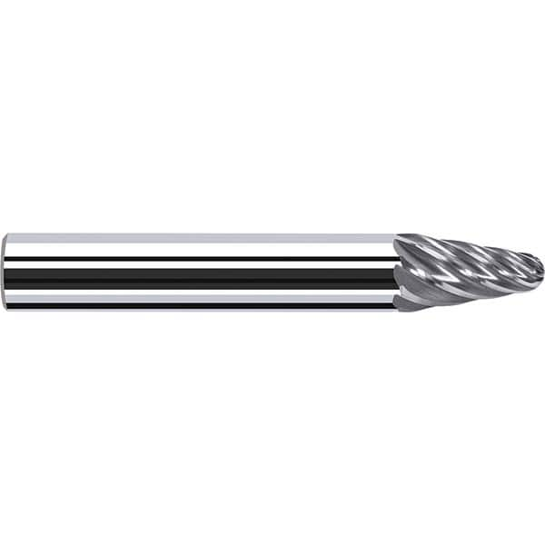 Fraisa - 8 Flute Solid Carbide Circle Segment Taper Form End Mill - All Tool & Supply