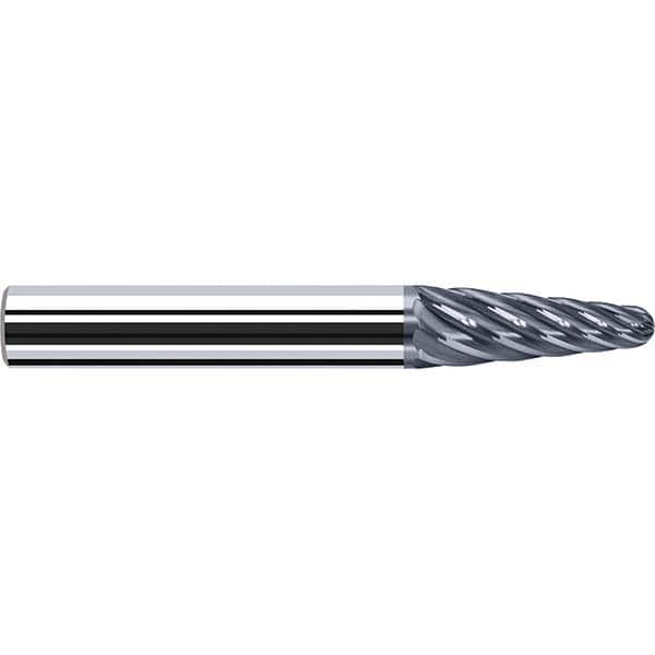 Fraisa - 8 Flute Solid Carbide Circle Segment Taper Form End Mill - All Tool & Supply