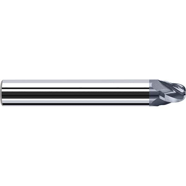 Fraisa - 4 Flute Solid Carbide Circle Segment Taper Form End Mill - All Tool & Supply