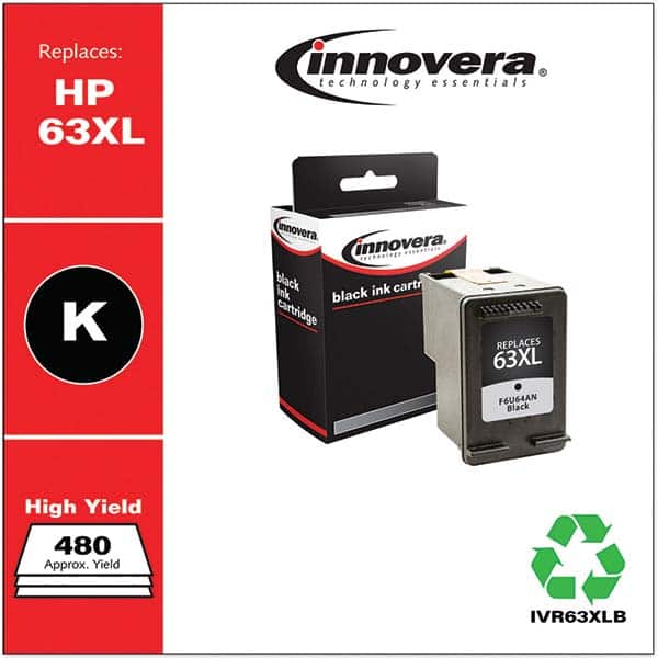 innovera - Office Machine Supplies & Accessories For Use With: HP DeskJet 1110, 1112, 2130, 2132, 3630, 3631, 3632, 3633, 3634, 3636, 3637; HP ENVY 4512, 4516, 4520, 4522, 4523, 4524; HP OfficeJet 3830, 3831, 3833, 4650, 4652, 4654, 4655 Nonflammable: No - All Tool & Supply