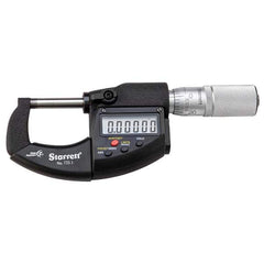 Starrett - Electronic Outside Micrometer Sets Minimum Measurement (Inch): 0 Minimum Measurement (mm): 0 - All Tool & Supply