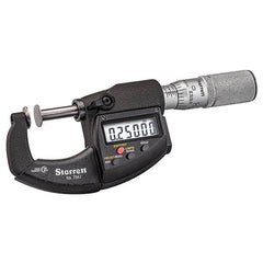 Starrett - Disc Micrometers Operation Type: Electronic Minimum Measurement (mm): 0 - All Tool & Supply