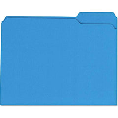 UNIVERSAL - File Folders, Expansion Folders & Hanging Files Folder/File Type: File Folders with Top Tab Color: Blue - All Tool & Supply