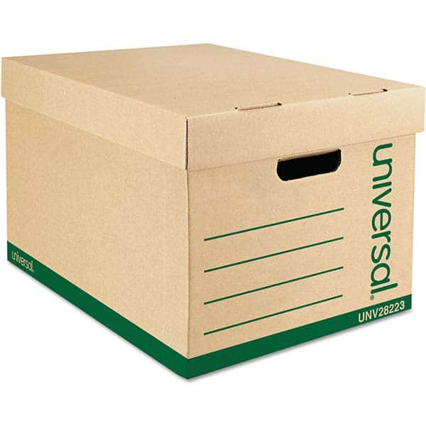 UNIVERSAL - Compartment Storage Boxes & Bins Type: Storage Box Color: Kraft/Green - All Tool & Supply