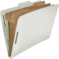 UNIVERSAL - File Folders, Expansion Folders & Hanging Files Folder/File Type: Classification Folders with Tob Tab Fastener Color: Gray - All Tool & Supply