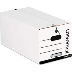 UNIVERSAL - Compartment Storage Boxes & Bins Type: String & Button Box Color: White - All Tool & Supply