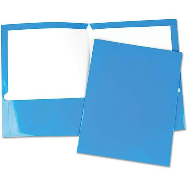 UNIVERSAL - File Folders, Expansion Folders & Hanging Files Folder/File Type: Pocket Folders Color: Blue - All Tool & Supply