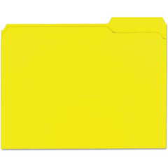 UNIVERSAL - File Folders, Expansion Folders & Hanging Files Folder/File Type: File Folders with Top Tab Color: Yellow - All Tool & Supply