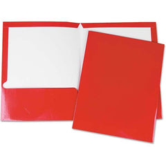 UNIVERSAL - File Folders, Expansion Folders & Hanging Files Folder/File Type: Pocket Folders Color: Red - All Tool & Supply