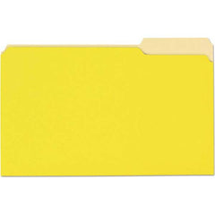 UNIVERSAL - File Folders, Expansion Folders & Hanging Files Folder/File Type: File Folders with Top Tab Color: Light Yellow - All Tool & Supply