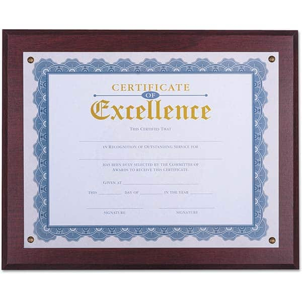 UNIVERSAL - Document Protectors Type: Award Plaque Width (Inch): 13.33 - All Tool & Supply