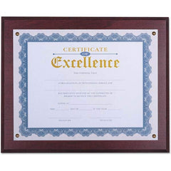 UNIVERSAL - Document Protectors Type: Award Plaque Width (Inch): 13.33 - All Tool & Supply