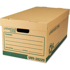 UNIVERSAL - Compartment Storage Boxes & Bins Type: Storage Box Color: Kraft/Green - All Tool & Supply