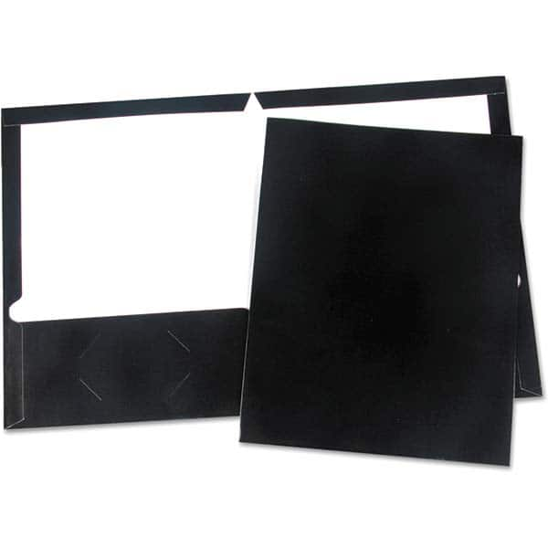 UNIVERSAL - File Folders, Expansion Folders & Hanging Files Folder/File Type: Pocket Folders Color: Black - All Tool & Supply