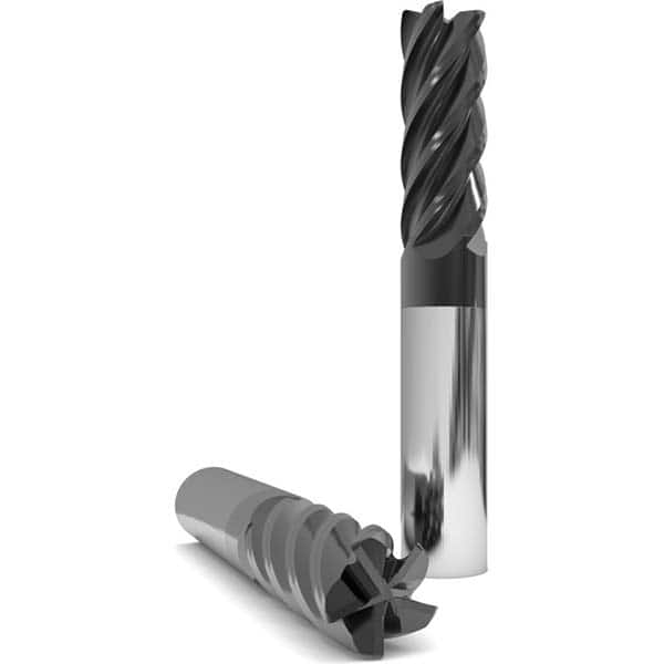 GWS - 1/2" Diam 3 Flute Solid Carbide 0.015" Corner Radius End Mill - All Tool & Supply