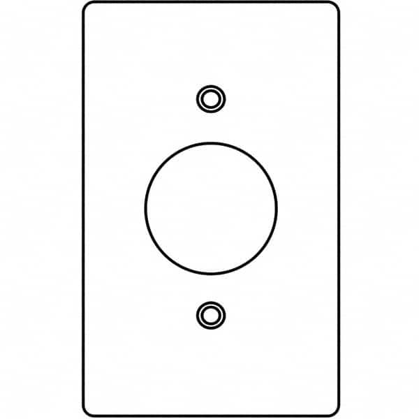 Hubbell Killark - Wall Plates Wall Plate Type: Outlet Wall Plates Color: Gray - All Tool & Supply