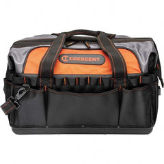 Crescent - 30 Pocket, Polyester, Black/Orange Contractor's Bag - All Tool & Supply