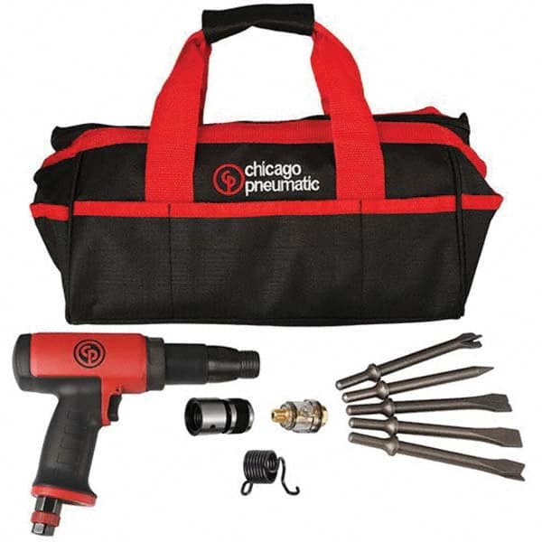 Chicago Pneumatic - 2,500 BPM, 3-1/2" Long Stroke, Air Chipping Hammer - All Tool & Supply