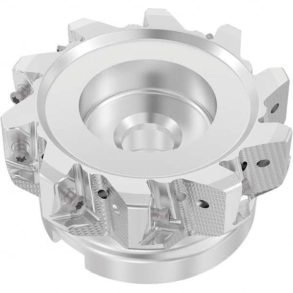 Seco - Indexable Square-Shoulder Face Mills Cutting Diameter (mm): 100.00 Cutting Diameter (Decimal Inch): 3.9371 - All Tool & Supply