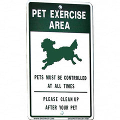 DOGIPOT - Pet Waste Station Accessories Type: Reflective Pet Sign Material: Aluminum - All Tool & Supply