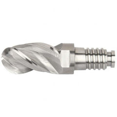 Kennametal - Ball End Mill Heads Mill Diameter (Inch): 5/8 Mill Diameter (Decimal Inch): 0.6250 - All Tool & Supply