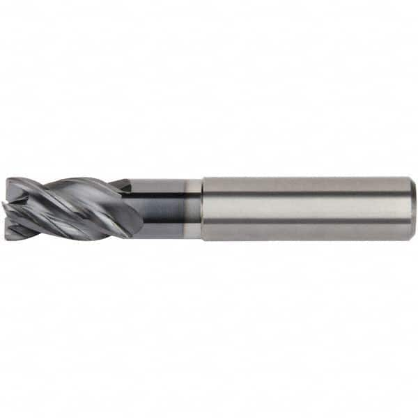 Kennametal - 8mm Diam 4 Flute Solid Carbide 0.5mm Corner Radius End Mill - All Tool & Supply