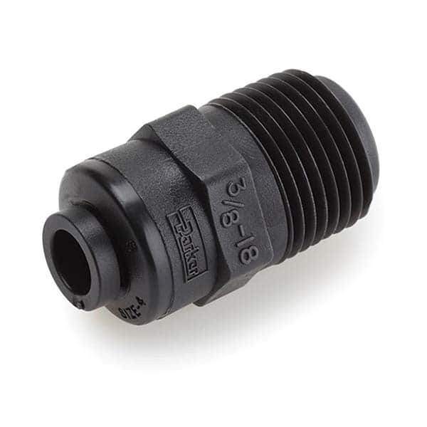 Parker - Plastic Push-To-Connect Tube Fittings Type: Male Connector Tube Outside Diameter (Inch): 5/16 - All Tool & Supply