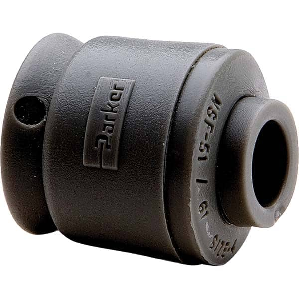 Parker - Plastic Push-To-Connect Tube Fittings Type: Cap Tube Outside Diameter (Inch): 1/4 - All Tool & Supply