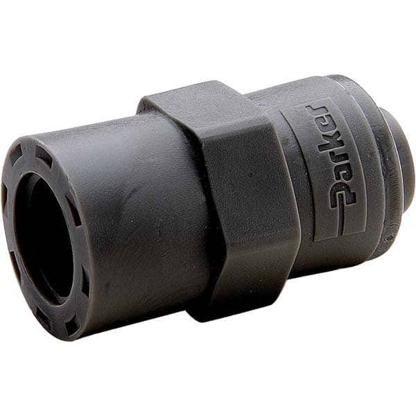 Parker - Plastic Push-To-Connect Tube Fittings Type: Faucet Adapter Tube Outside Diameter (Inch): 1/4 - All Tool & Supply