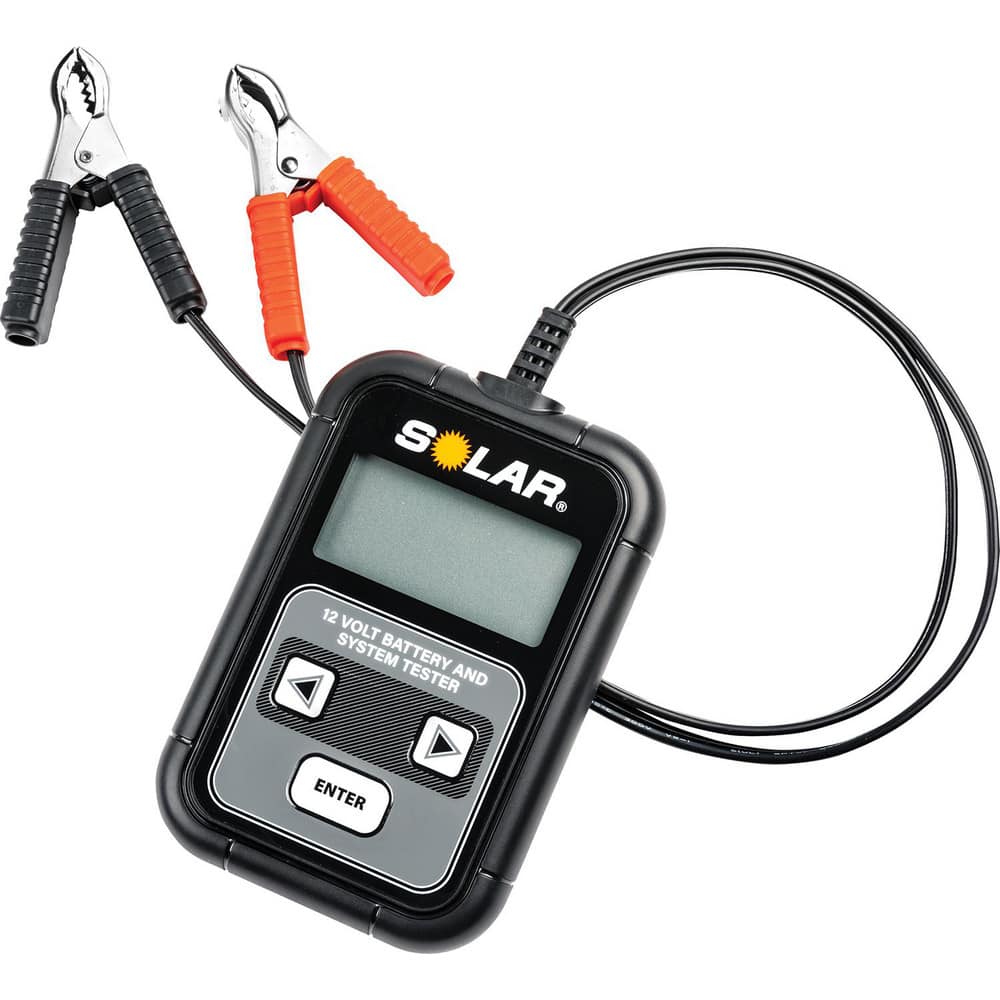 Automotive Battery Testers; Battery Tester Type: Digital Battery Tester; Battery Configuration: One Battery (6V or 12V); Battery Chemistry: Dry-Cell AGM Lead Acid; Sealed Lead Acid (SLA); Wet-Cell Lead Acid; Cable Length (Feet): 21.000; Battery Connection